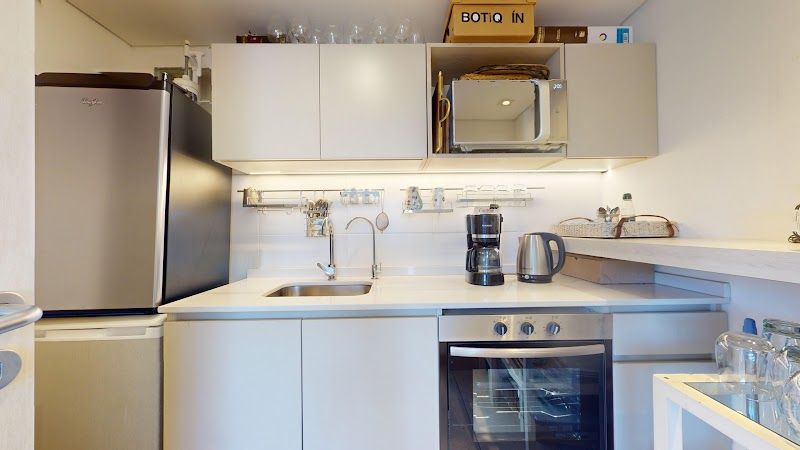 Cocina equipada del salón